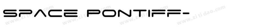 Space Pontiff字体转换